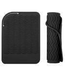 Opopark Silicone Heat Resistant Mat for Hair Straightener Curling Irons Flat Iron Curling Iron Multifunctional Non-Slip Travel Mat Pad for Hot Hair Styling Tools - Buy Online on SooperMarket.com