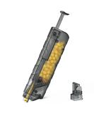 Ludex Airsoft Speed Loader 6mm BBS Pellet Magazine - 100 Round Capacity, Fast Quick Loader - Black - Buy Online on SooperMarket.com