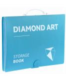 TTPOLONG A3 Diamond Painting Storage Book - Blue Diamond Art Portfolio with 30 Clear Plastic Sleeves - 16.8X12.5 Inch Organizer for Diamond Painting Supplies - Buy Online on SooperMarket.com