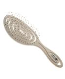 Head Jog 08 Paddle Brush - Flexible Soft Pin Bristles for Detangling Wet or Dry Hair - Monochrome Collection Ash - Buy Online on SooperMarket.com