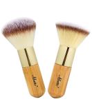 Matto Makeup Brush Set 2 Pieces Face Blush Kabuki Powder Foundation Makeup Brushes for Mineral BB Cream - Buy Online on SooperMarket.com