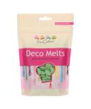 FunCakes Deco Melts Green - Dip Drip Drizzle and Decorate Melt in The Microwave and Pour in Every Shape Make Candy Drip Cakes Lollipops and Decorate Cakes Cookies and Cupcakes AZO Free 250g - Buy Online on SooperMarket.com