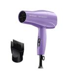 1875 Ceramic Hair Dryer - Fast Drying Multi-Setting Comb & Detangler Included - Compact & Travel-Friendly (Purple - Buy Online on SooperMarket.com