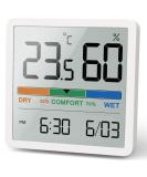 NOKLEAD Digital Thermo-Hygrometer portable thermometer hygrometer inside with high accuracy temperature and air moisturizer for indoor climate control. - Buy Online on SooperMarket.com