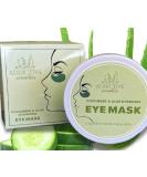 Organic Aloe & Cucumber Eye Gel Masks - De-Puff & Soothe Tired Eyes Hydrate Dark Circles Anti-Aging All Natural 30 Pairs - Buy Online on SooperMarket.com