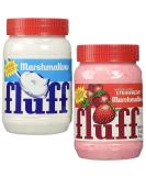 Marshmallow Spread Bundle With Marshmallow Fluff 213g and Marshmallow Strawberry Fluff 212g (2 Pack) - Buy Online on SooperMarket.com