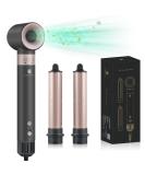 Auto Air Curling Wand & Hair Dryer Set - 1 1/4 Inch Ceramic Ionic Curler for Fast Drying & Stylish Waves - International Shipping Available - Buy Online on SooperMarket.com
