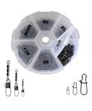Njord Kalastus Triple Vertebrae & Snap Set 150 TLG | Best Trout Fishing Accessories | Complete Vertebrae Fishing Set with Carabiner | Premium Triple Vortex Fishing Gear - Buy Online on SooperMarket.com
