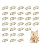 Dreamlover Wig Clips Small Clips for Extensions Blonde Wig Snap Clips 30 Pieces - Buy Online on SooperMarket.com