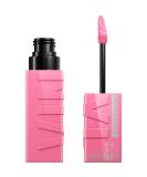 Maybelline New York liquid lipstick Liquid Lipstick with 16 hours of hold and shiny finish Super Stay Vinyl Ink No. 155 Upbeat 4.2 ml 155 upbeat 4.2 ml (1 Pack) - Buy Online on SooperMarket.com