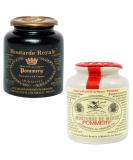 BonneBouffe Pommery Wholegrain and Cognac Mustard Duo 500g x 2 - Buy Online on SooperMarket.com