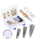 IMZAY Needle Felting Tools, Wool Felting Supplies, Needle Felting Kit with 60 Pcs Needles Felting Needles, Foam Mat, Wooden Handle, Scissors, Perfect for DIY Felting Wool Projects 60PCS - Buy Online on SooperMarket.com