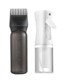 URRANEE Hair Applicator Bottle-Root Comb Applicator Bottle and Continuous Spray Bottle Hair Spray Bottle and Oil Applicator for Hair (Black) - Buy Online on SooperMarket.com