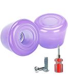 Nezylaf Roller Skate Toe Stoppers Brake Block Set | Double-Row Roller Skating Jam Plugs Violet - Buy Online on SooperMarket.com