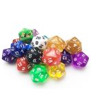 SmartDealsPro 10-Pack D20 Polyhedral Dice for DND RPG MTG - Color 1 - Buy Online on SooperMarket.com