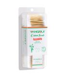 YANGRUI Cotton Swab 510 Count Bamboo Stick BPA Free Eco-friendly Cotton Buds - Pack of 1 - Buy Online on SooperMarket.com
