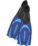 Cressi Pluma Full Foot Snorkeling Fins - Made in Italy - EU 45/46 | US Men 11/12.5, Women 12/13.5 - Blue/Azure - Buy Online on SooperMarket.com