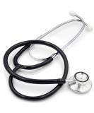 MABIS Dual Head Stethoscope for Adults - High Quality Listening to Body Sounds 22 Inch Y Tubing Black - Perfect for Medical Professionals - Buy Online on SooperMarket.com