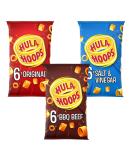 Crisps Bundle Consisting of Hula Hoops Salt & Vinegar Multipack Crisps 6 x 24g BBQ Beef Multipack Crisps 6 x 24g and Original Multipack Crisps 6 x 24g (3 Pack) - Buy Online on SooperMarket.com