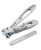 Nail Clippers for Thick Nails - DR. MODE 15mm Wide Jaw Opening Extra Large Toenail Clippers Cutter with Nail File for Thick Nails, Heavy Duty Fingernail Clippers for Men, Seniors - Buy Online on SooperMarket.com