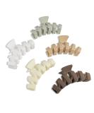 Big Hair Claw Clips, 4.5 Inch Non-Slip Matte Large Claw Clips, 5 Color Strong Hold Perfect for Women for Thick or Thin Hair Women and Girls, Comfortable Fashionable and Beautiful - Buy Online on SooperMarket.com