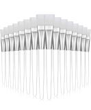 16 Pieces Facial-Mask Brush Face-Mask Applicator Soft Facial Application Brush with Clear Plastic Handle for Skin Care, Body Butter Applicator Tools (White) - Buy Online on SooperMarket.com