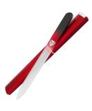 Premium Glass Nail File with Case | Czech Glass Manicure Tool | Precision Smooth Finish | Bona Fide Beauty Black Red - Buy Online on SooperMarket.com