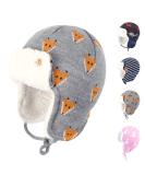 Gajaous Baby Boys Girls Winter Animals Earflap Beanie Hat Kids Infant Dinosaur Fox Pattern Fleece Lining Warm Hat 2-4 Years Fox - Buy Online on SooperMarket.com