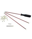 Shot-Flon Air Rifle Cleaning Set | 100-Piece Felt Cleaner Kit | Bronze Brush & Accessories for .17 Cal Air Rifles - Buy Online on SooperMarket.com