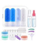 Travel Bottles Set - 16 Silicone BPA-Free 90ml Bottles for Easy Travel Packing - Buy Online on SooperMarket.com