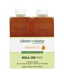 Clean & Easy Vit E Roll-On Wax 6-pack Large Vitamin E, Net Wt. 16.8 oz - Buy Online on SooperMarket.com