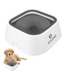 Dog Water Bowl No Spill Splash Free Pet Floating Water Bowl Vehicle Water 1L Large Capacity Slow Drinking Water Dispenser Carried Water Bowl Portable Travel Water Bowl for Dog Cat Puppy Pets (Grey) - Buy Online on SooperMarket.com
