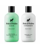 Pete & Pedro CLEAN & CONDITION Hair Care Set | Tea Tree Oil Men's Shampoo and Peppermint Cream Conditioner for Men & Women | As Seen on Shark Tank  8.5 oz. Each a) Clean Shampoo & Peppermint Condition Set - Buy Online on SooperMarket.com