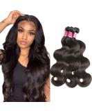 Beauty Queen 10A Brazilian Body Wave Human Hair Bundles - 20 22 24 Inch | 100% Unprocessed Virgin Remy Hair Extensions - Buy Online on SooperMarket.com