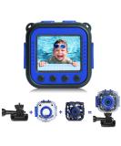 PROGRACE Upgraded Kids Waterproof Camera Action Video Digital Camera 1080 HD Camcorder for Boys Toys Gifts Build-in Game(Blue) - Buy Online on SooperMarket.com