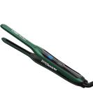 SHOW 3/10 inch Small Flat Iron for Short Hair - Ceramic Tourmaline Mini Hair Straightener - Dual Voltage - Adjustable Temperature - Auto Shut Off - Green - Buy Online on SooperMarket.com