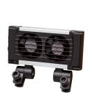 Hobby Aqua Cooler V2 - Dual Fan Black | International Shipping Available - Cooling Solution for Enthusiasts - Buy Online on SooperMarket.com