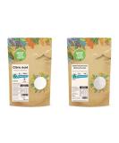 Wholefood Earth - Citric Acid 500g - Anhydrous - Food Grade & Sodium Bicarbonate Baking Soda 1 kg + Sodium Bicarbonate Baking Soda 1 kg - Buy Online on SooperMarket.com