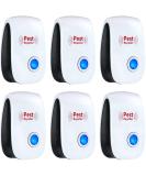 Ultrasonic Plug in Pest Repellent - Non-Toxic Pest Control for Home, Office, Warehouse, Hotel - Humans and Pets Safe (6 Packs) - Buy Online on SooperMarket.com