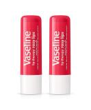 Vaseline Lip Therapy Rosy - Tinted Lip Balm with Almond & Rose Oil (Pack of 2) - Moisturizing Hydration for Soft Lips - Buy Online on SooperMarket.com