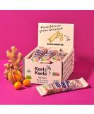 Karl Karlo Vegan Ginger Fruit Bars - 12 x 35g | Gluten-Free Additive-Free Snack | Healthy Date-Based Treats - Nutri Score A - Buy Online on SooperMarket.com