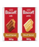 Chocolate Bar Bundle With Lotus Biscoff Milk Chocolate With Biscoff Cream 180g and White Chocolate With Biscoff Cream 180g (2 Pack) - Buy Online on SooperMarket.com