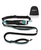 Philorn Hands Free Dog Lead with Phone Pouch - Running/Jogging Leash, Shock Absorbing Bungee, Reflective Stitching, Blue - Buy Online on SooperMarket.com