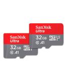 SanDisk 32GB (Pack of 2) Ultra microSDHC UHS-I Memory Card (2x32GB) with Adapter - SDSQUA4-032G-GN6MT Previous Generation 32GB (2-Pack) - Buy Online on SooperMarket.com