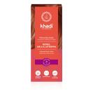 Khadi Henna Amla & Jatropha plant hair color hair color for strong dark deep red to striking rich mahogany natural hair color 100% vegetable natural & vegan natural cosmetics 100g Henna Amla & Jatropha 100 g (1 Pack) - Buy Online on SooperMarket.com
