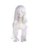 MapofBeauty Charming Women's Long Curly Full Hair Wig 28/70cm - White - Buy Online on SooperMarket.com