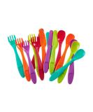 Vital Baby Nourish Perfectly Simple Cutlery 15pk - Baby Weaning and Feeding Set - Bright Colors - BPA Free - Durable - 12m - Buy Online on SooperMarket.com