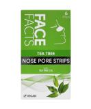 Face Facts Tea Tree Nose Pore Strips | Draws out impurities & oils helping eliminate blackheads | 6 strips Tea Tree NoseStrips - Buy Online on SooperMarket.com