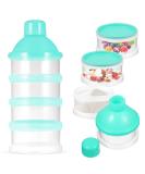 Milk Powder Dispenser Pots - Formula & Snack Storage Container for Travel - BPA Free (Green) - Buy Online on SooperMarket.com
