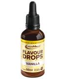 Ironmaxx Flavor Drops - Vanilla 50ml |calorie -free & sugar -free |Vegan aroma drops to sweeten food |Practical dripper closure - Buy Online on SooperMarket.com
